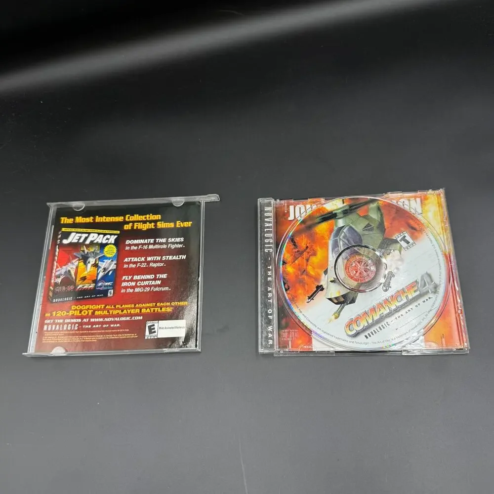 Vintage Comanche 4 Novalogic The Art of War PC Video Game